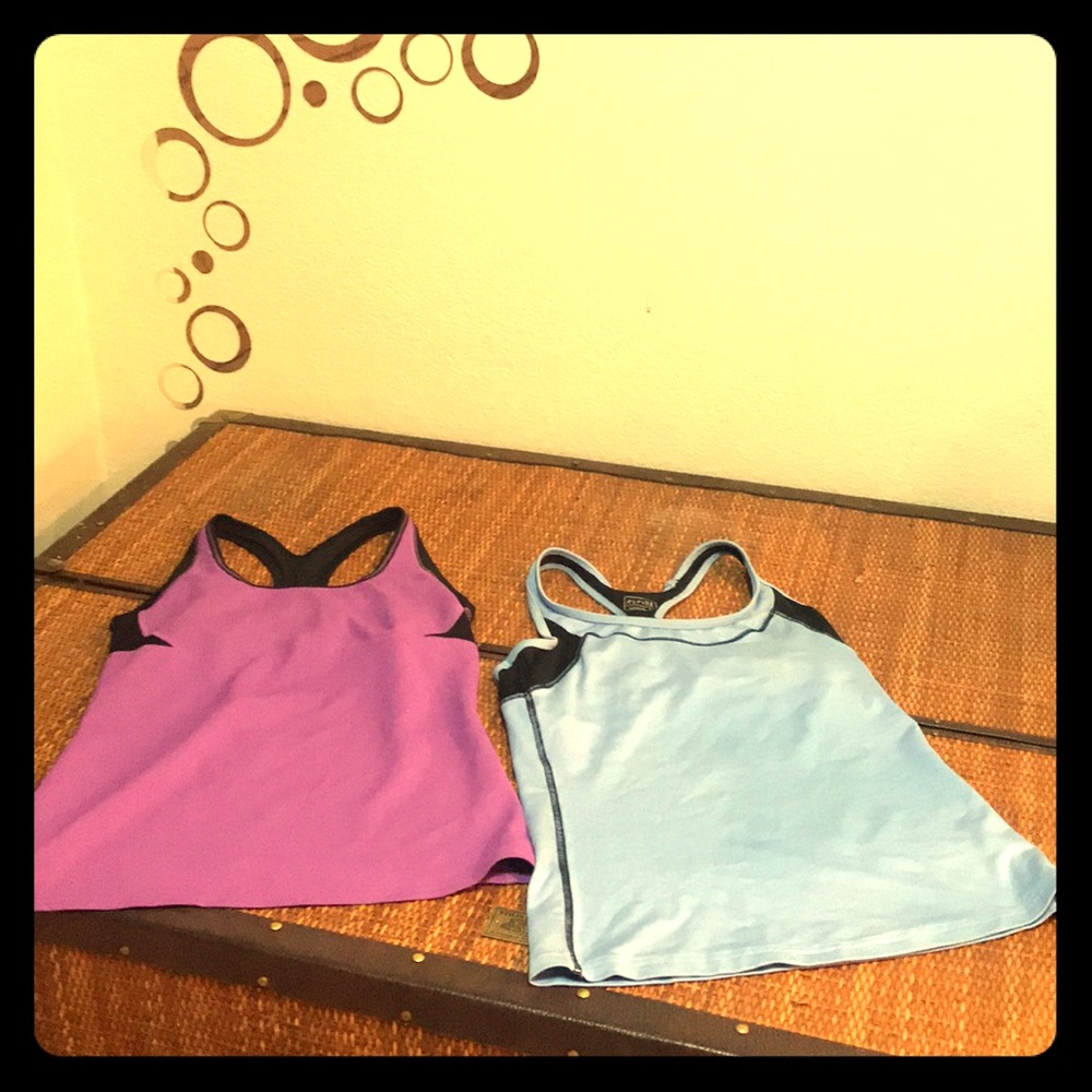 Cute, barely worn workout tops! Get your sweat on!